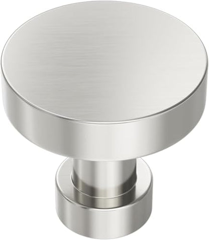 50 Pack Cabinet Knobs Brushed Nickel Drawer Knobs Solid Dresser Knobs for Dresser Drawers - color: Brushed Nickel, size: 50 Pack