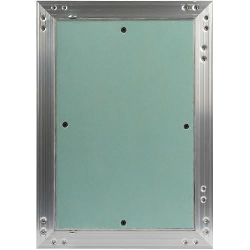 8" x 12" Waterproof Drywall Access Panel, Tileable and Paintable Ceiling and Wall Access Panel for Drywall, Wire Cover for Wall Covering Panels, Push to Open, Flush-Mount Wall Hole Cover - size: 8" X 12"