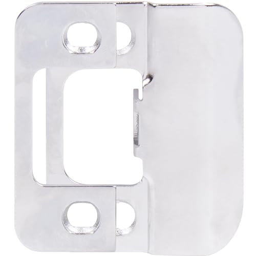 Stone Harbor Hardware Adjustable Strike Plate, Polished Chrome - color: Polished Chrome