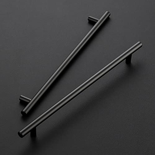 Ravinte 10 Inch Cabinet Handles Matte Black Stainless Steel Kitchen Cupboard Hardware Cabinet Handles 12-1/2"Length,10" Hole Center 10 Pack - size: 12-1/2 Inch（10 Inch Hole Center）