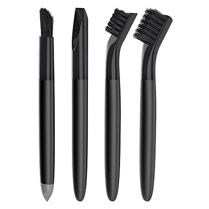 MR.SIGA Grout Cleaner Brush Set - Detail Cleaning Brush Set for Tile, Sink, Drain, Grout and Edge, Crevice Cleaning