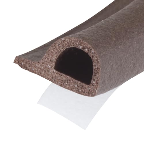 M-D Building Products 02550 7/32 in. x 3/8 in. x 17 ft. Brown Premium Rubber Window Seal for Small Gaps - color: Brown, size: 7/32 in. x 3/8 in.
