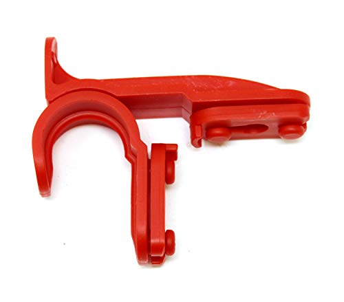 New Plastic Latch Set Kit for Solar Group Standard Mailbox Repair Latch Kit (1, Red) - color: Red