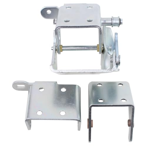 Front Upper Lower Driver Side Door Hinge with Screws and Spring Kit for Chevrolet Blazer 1995-05, S10 1994-04, GMC Jimmy 1995-01, Olds Bravada 1996-01