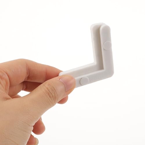 10PCS Plastic Corner Bracket,L Bracket Joint Window Screen Frame Corners for Braces Screen Door Fixed Angle Window Tool