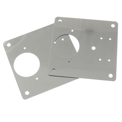 Stainless Steel Cabinet Door Hinge Repair Plate 5 Holes with Screws for Fixing Kitchen Cabinets Wardrobes Dressing Tables Wooden Tables and Chairs Beds and Shelves - style: 5 Holes
