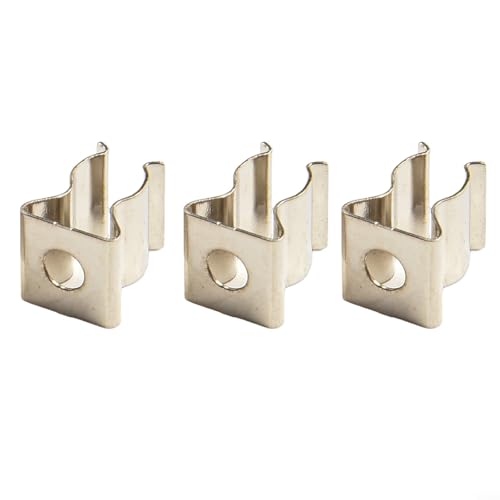 10 Pack Heavy Duty Manganese Steel Spring Terry Clips Wall Mount Tool Holders for Garage, Shed, and Workshop Organization, Fits 0.24 to 2 Inch Handles(6mm) - size: 6mm