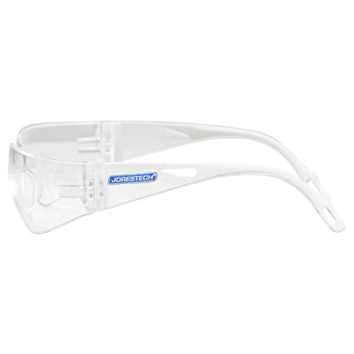 JORESTECH Kids Safety Glasses, ANSI Z87+ Compliant, Clear Impact-Resistant Polycarbonate Lenses, UV Protection, Anti-Scratch, Frameless Design (LS-375-CL)