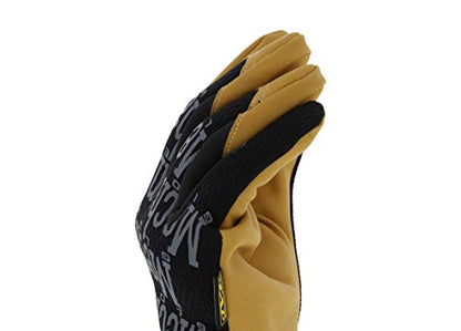 Mechanix Wear Material4x Original Gloves - Abrasion Resistant Gloves for Protecting Hands - Durable Synthetic Leather - Breathable - Comfort Fit - Machine Washable - Brown/Black - X-Large - size: X-Large