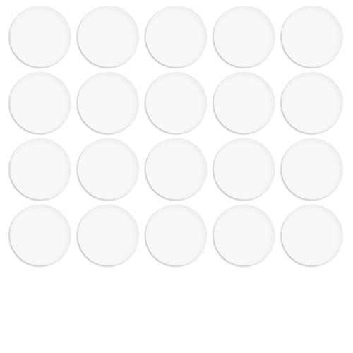 Xinjoduz 60 Pack Double Sided Adhesive Dots 25mm - Removable Transparent Round Tape for Phone Mounts Decor Crafts No Residue
