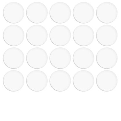 Xinjoduz 60 Pack Double Sided Adhesive Dots 25mm - Removable Transparent Round Tape for Phone Mounts Decor Crafts No Residue