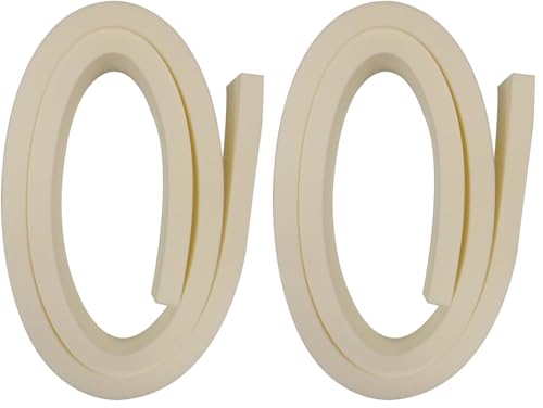 Frost King AC41WA AC Foam Weather Seal, Heavy Duty 1-1/2" W, 1/2" T, 40" L, White (Pack of 2) - size: 1-1/2" W, 1/2" T, 40" L (Pack of 2)