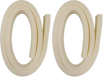 Frost King AC41WA AC Foam Weather Seal, Heavy Duty 1-1/2" W, 1/2" T, 40" L, White (Pack of 2) - size: 1-1/2" W, 1/2" T, 40" L (Pack of 2)