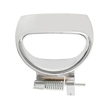 DEAL AUTO ELECTRIC PARTS Chrome Interior Door Handle, Front/Rear Driver Left Side, with Metal Pin & Spring Replacement Kit, Compatible with 2006-2011 Chevy HHR, Replaces 19299614 25812196 - style: Left Front or Rear