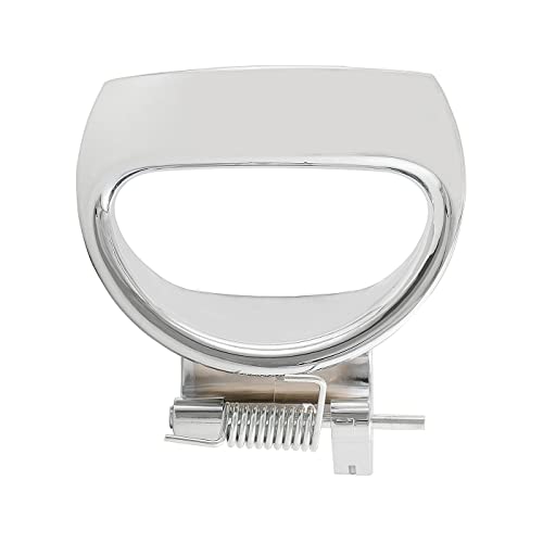 DEAL AUTO ELECTRIC PARTS Chrome Interior Door Handle, Front/Rear Driver Left Side, with Metal Pin & Spring Replacement Kit, Compatible with 2006-2011 Chevy HHR, Replaces 19299614 25812196 - style: Left Front or Rear