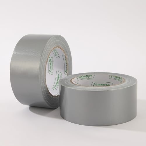 Heavy Duty Cloth Waterproof Tape 2" x50ft, Fiberglass Reinforced for Roofing/Pipes, Butyl Rubber Adhesive - Weatherproof & UV Resistant (Gray) - color: 1 year ash
