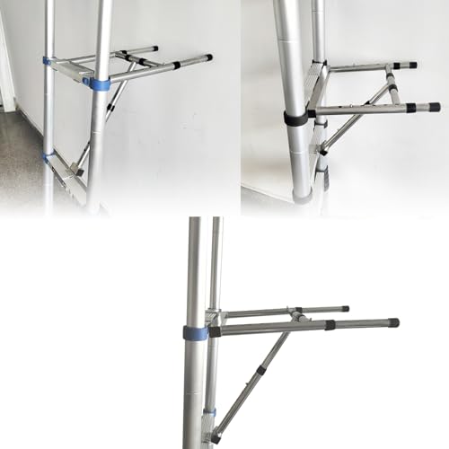 JADDUO Telescoping Ladder Stabilizers A-015, 17.72 x 13 Inch - size: Ladder Stabilizers