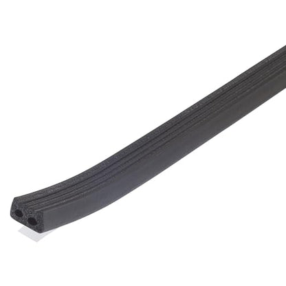 M-D Building Products 01033 10 ft. Black Large Rubber Auto & Marine Weatherseal for All Climates - size: 10 Ft.