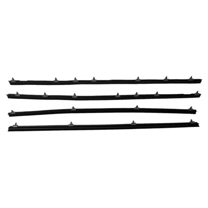TRQ Door Window Belt Weatherstrip Kit Compatible with 1984-1989 Toyota 4Runner Pickup
