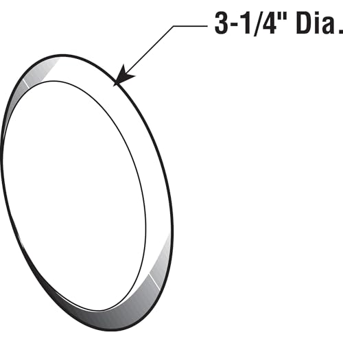 Prime-Line U 9270 3-1/4 In., Rigid Vinyl, White, Self Adhesive Wall Protector (Single Pack) - size: 3-1/4 in
