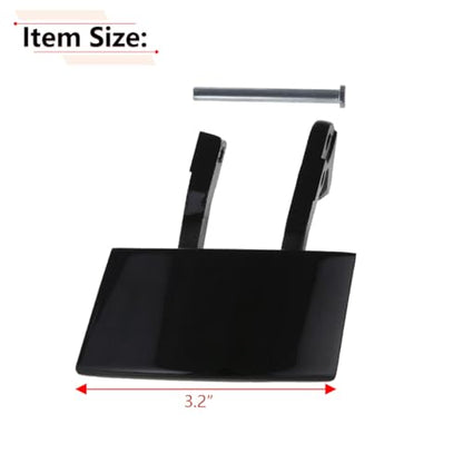 RLB-HILON Metal Right Door Handle Repair Kits Compatible with Honda CRZ CR-Z 2011 2012 2013 2014 2015 Year, Black Color
