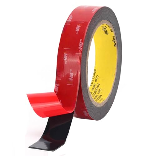 SANKA Double Sided Tape, Heavy Duty 5952 Mounting Tape, 1 Inch x 15.6 Ft, Strong Adhesive Foam Tape Waterproof Temperature Resistant for Automotive Trim, Home DIY, Office, Industrial Use - size: 1in*15.6ft
