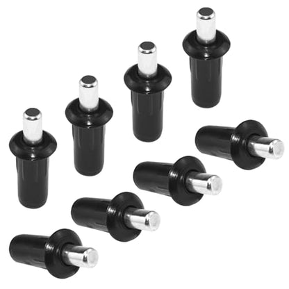 Aifeier ET 8 Pieces Cabinet Door Repair Pins Damper Replacement Repair Pins Blinds Spring Loaded Furniture Fittings Door Spring Parts - color: Black