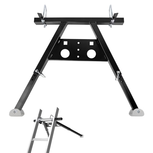 Ladder Stabilizer for Roof,Ladder Stabilizer,Wall Standoff,Ladder Accessory Safety Stability Easy Use,380 Lbs Weight Rating,Black