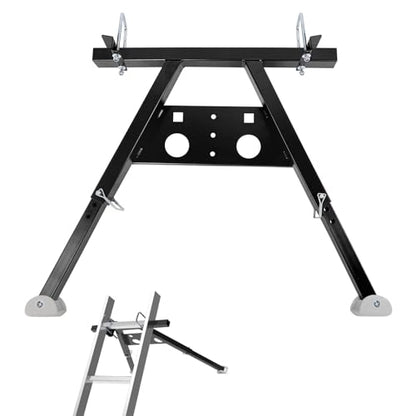 Ladder Stabilizer for Roof,Ladder Stabilizer,Wall Standoff,Ladder Accessory Safety Stability Easy Use,380 Lbs Weight Rating,Black