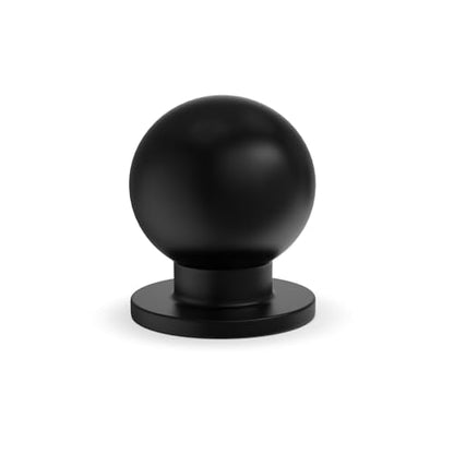 homdiy 30 Pack Black Cabinet Knobs, Kitchen Drawer Handles Round Ball Matte Hardware for Dresser, 1 Inch Single Hole Pulls - color: Black, size: 1 in(25mm)