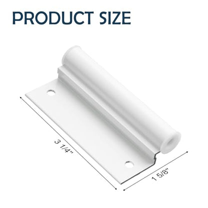 Screen Door Lower Hinge Leaf for Andersen Screen Doors Aluminum White Screen Door Hinge (2 Pack) - size: Screen Door Lower Hinge Leaf