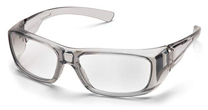 Pyramex Safety SG7910DRX Emerge Gray Clear - color: Clear Reader Customized Lens/ Gray Frame