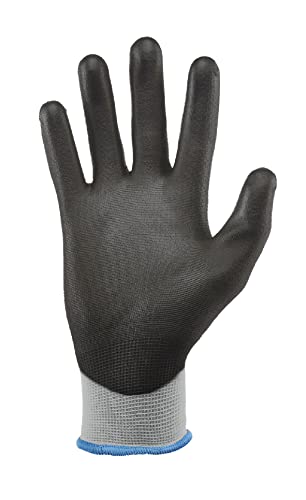 Gorilla Grip Work Gloves, Never Slip Maximum Grip All-Purpose, Gloves for Men, Superior Grip, Polymer Palm - size: Small, style: 5 Pairs