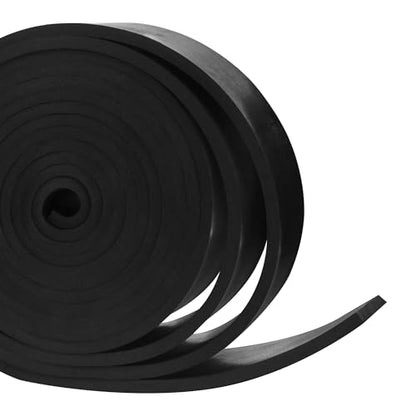 TORRAMI Solid Neoprene Rubber Strips Roll 3/16 (.187) inch Thick X 2 inch Wide X 10 Feet, for DIY Weather Stripping, Gasket, Seal - size: 2" Wide X 10' Long, style: 3/16 (.187)" Thick