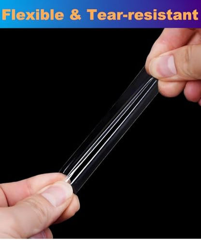 Ultra-Thin Clear Double Sided Adhesive Tape 2 Inch x 85FT Heavy Duty Two Side Strong Sticky Mounting Tape, for DIY Arts & Crafts, Rug Non-slip, Anti Cat Scratch, Paste Wall Decoration, CNC Woodworking - size: 2-Inch x 85 Feet