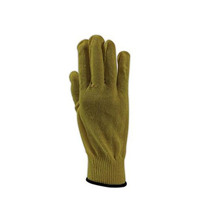MAGID 1365KV3-XL Cut Master 1365KV3 Cut Resistant Seamless Knit Gloves, Made with Dupont Kevlar 500, XL, Yellow (Pack of 12) - size: 10/XL
