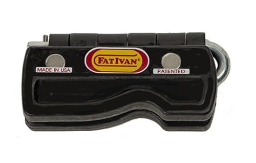 The Original Fat Ivan Fold Up Doorstop Wedge with Magnet - for Moving Office Home or School - Great for Police, Admin, Firefighters and Any time You Need a Door to Stay Open - color: Black, size: 1 Pack