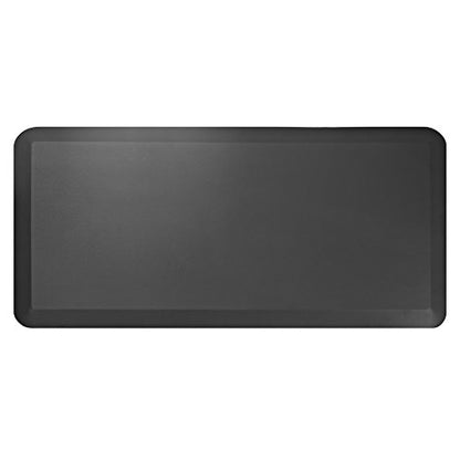 Cook N Home Anti Fatigue Floor Mat - 3/4 Inch Thick Perfect Kitchen Mats for Floor, Standing Desk Mat - Comfort at Home, Office, Garage -Durable - Stain Resistant - Non-Slip Bottom (39 x 20", Black) - style: Faux Leather Black