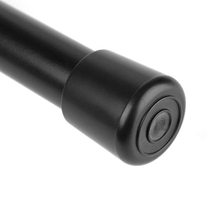 Anwenk Chair Leg Floor Protectors 1 Inch 1"x1" Small Chair Leg Caps Rubber Leg Tip for Indoor Home Outdoor Patio Garden Office Round Black 16 Pack