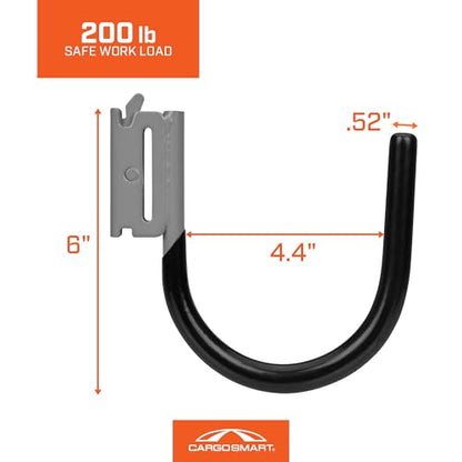 Large"J" Hook - Grey Powder Coat 1 Pk - style: Large J-Hook