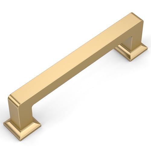Amerdeco 10 Pack Champagne Bronze Cabinet Pulls 3-3/4 Inch(96MM) Hole Centers Kitchen Cabinet Handles Cabinet Hardware Kitchen Handles for Cabinets Cupboard Handles Drawer Pulls ZH0019 - color: Champagne Bronze, size: 3.75"/96mm Hole Center