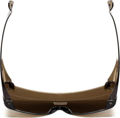 Calabria 3000 Fitover Safety Glasses with Uni-Lens – [Copper/Green/Smoke - 3 Pack] Wrap Around Eye Protection | Anti-Fog Scratch Resistant | Protective Eyewear - color: Copper/Green/Smoke 3-pack