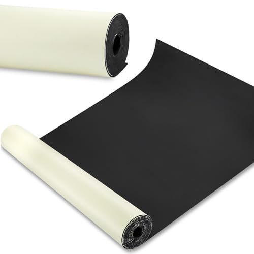 Vesici 1 Roll 23.5 x 200 Inch Work Bench Mat Self Adhesive Resistant PU Floor Runner Easy to Clean Workbench Mat Pad for Garage Workbench or Table Storage Tool Organization,Black - size: 200" x 23.5"