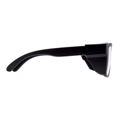UV400 Bluelight Transition Photochromic Safety Glases Anti Scratch and Impact Resistant,Meets ANSI Z87.1 Standard - color: Matte Black