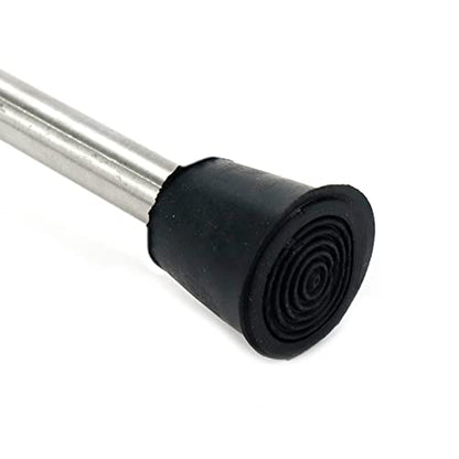 Door Stopper Stainless Steel Wall Mounted Door Stop with Rubber Bumper 7.87"/200mm Length - size: 200mm/7.87" 1pcs