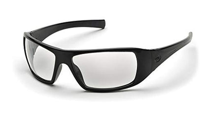 Pyramex Goliath Safety Eyewear Black Frame Clear Anti Fog Lens - color: Black Frame/Clear Anti-fog Lens