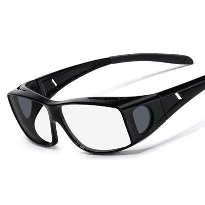 Fit Over Blue Light Blocking Glasses, Relieve Eye Fatigue & Reduce Headaches, Lightweight Oversized Wraparound Design, Ideal for Office Work Digital Use Movie Nights Study Reading