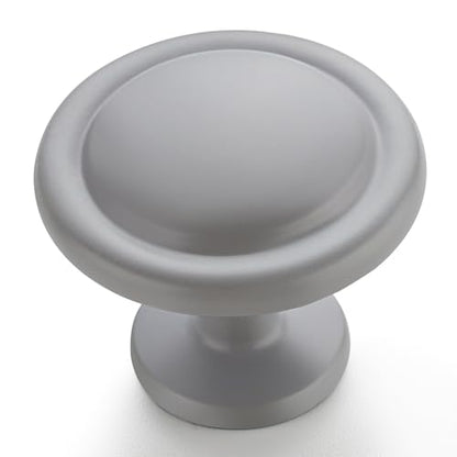 Ravinte 3 Pack 1-1/4 inch Kitchen Cabinet/Drawer/Dresser Knobs Grey Zinc Drawer Pulls/Handles - color: Gray