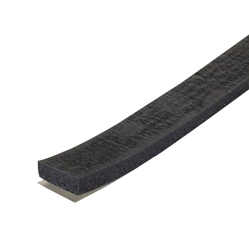 M-D Building Products 06593 1/4 in. x 3/4 in. x 10 ft. Black Sponge Window Seal for Small Gaps - size: 1/4" X 3/4"