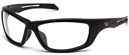 Venture Gear Howitzer Safety Glasses - color: Clear Ant-fog Lens/ Black Frame